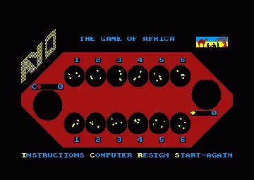 Ayo (UK) (1987) [Computing With The Amstrad] screen shot game playing